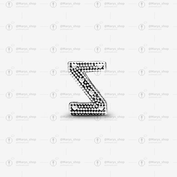 Pandora Letter Z Alphabet Charm - Picture 4 of 6